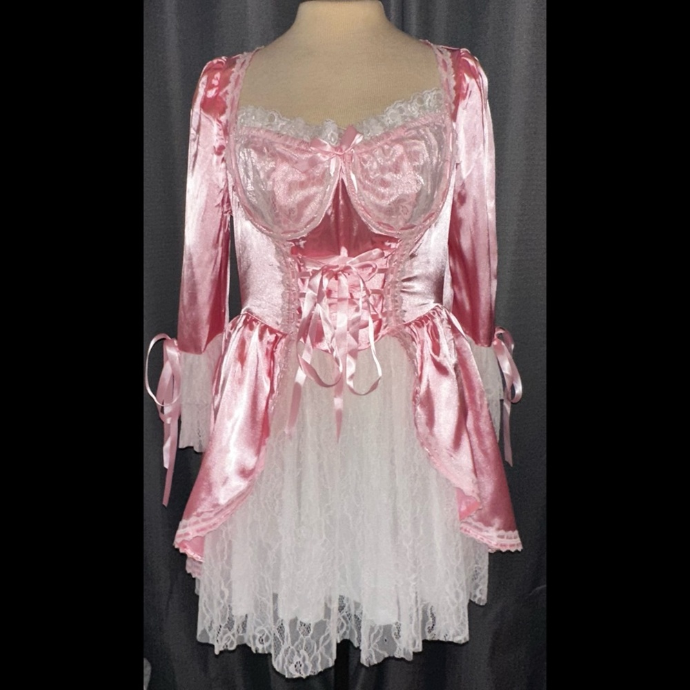 Pink Marie Antoinette Costume Dress Dolls Kill Trickz N Treatz ‘CAKE QUEEN’ XL